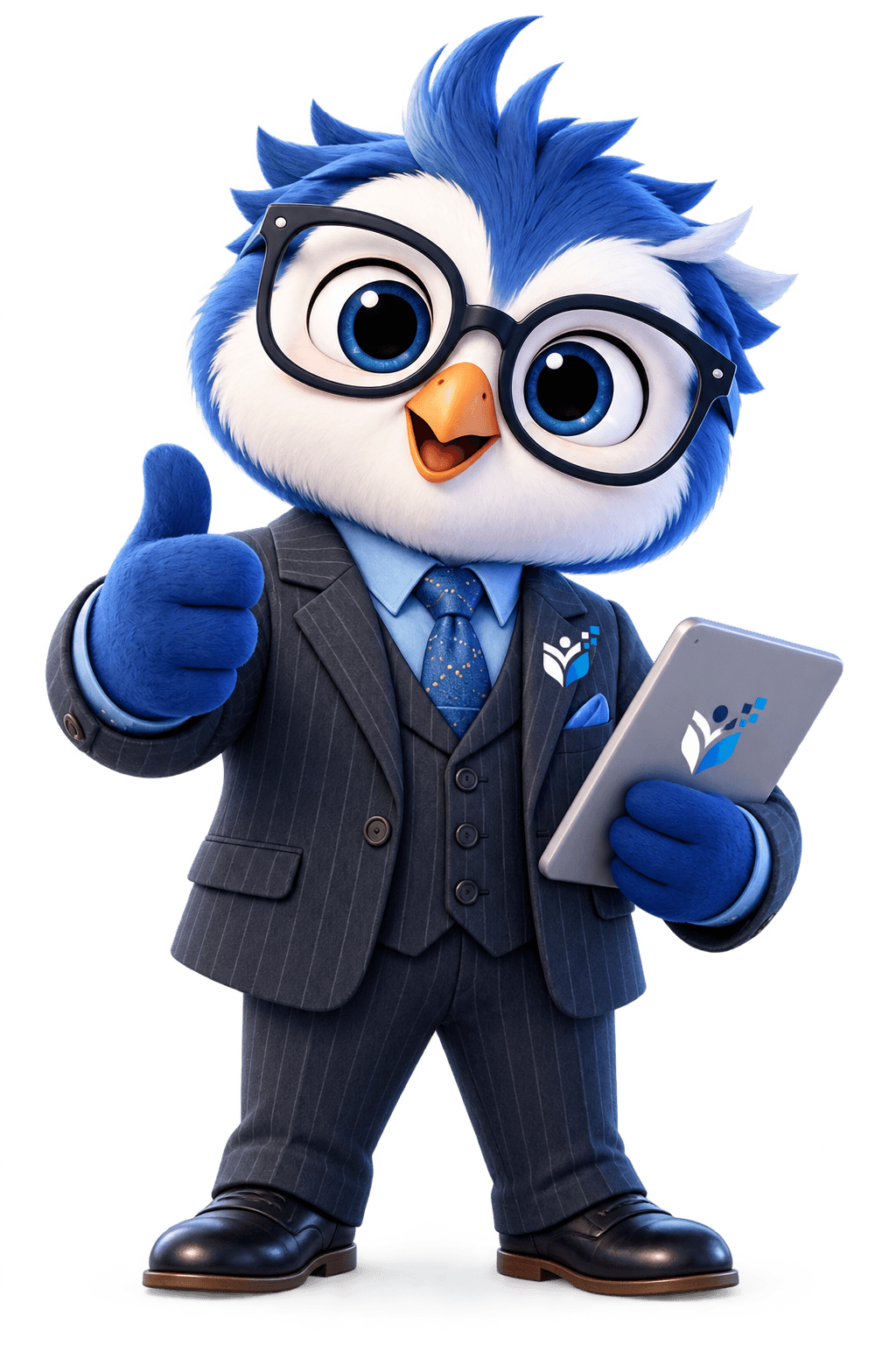 Yu, mascote da YuEdu, apresenta o painel do ToolsBI